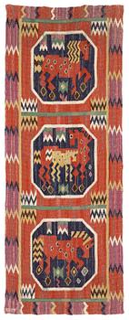 226. Märta Måås-Fjetterström, a "Röd häst" textile, tapestry weave, c. 148 x 57 cm, signed AB MMF.