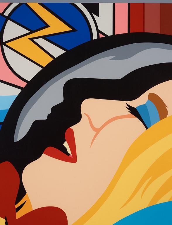 Tom Wesselmann, "Bedroom face with Lichtenstein".