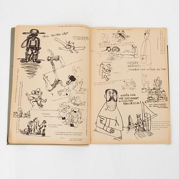 Pontus Hultén m.fl, blandteknik "Boulevardkartongen Tvångsblandaren" 1955.