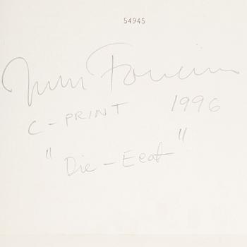 JOHAN FOWELIN, c-print, signed and dated 1996 verso.