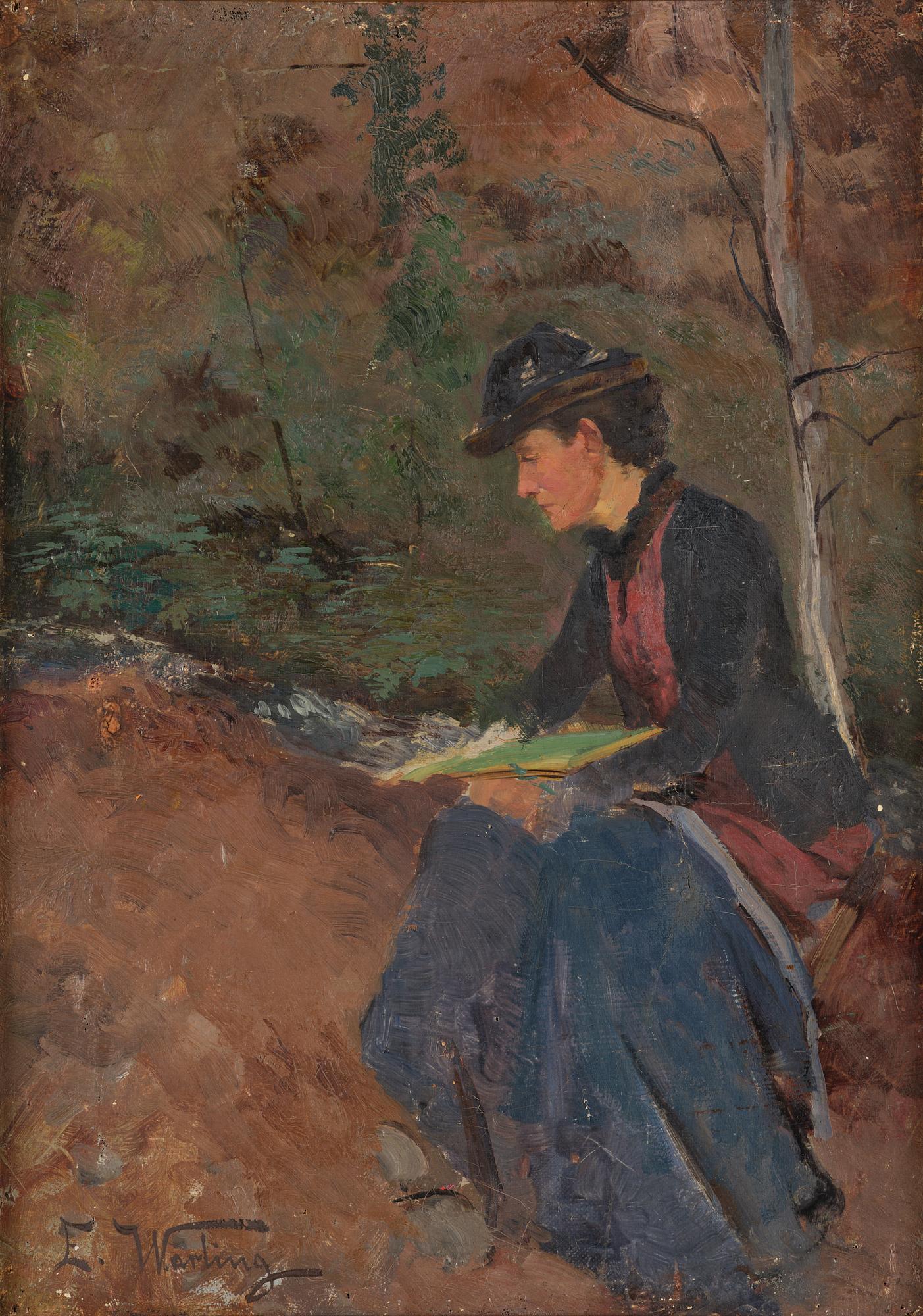 Elisabeth Warling, Female plein air painter.