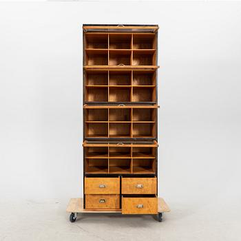A birch cabinet first half of the 20th century.