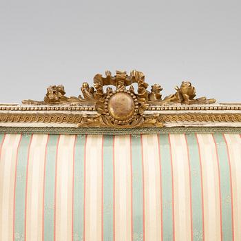 Fåtöljer,ett par,  Louis XVI-stil, 1900-talets början.