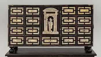 A 17th century baroque cabinet.