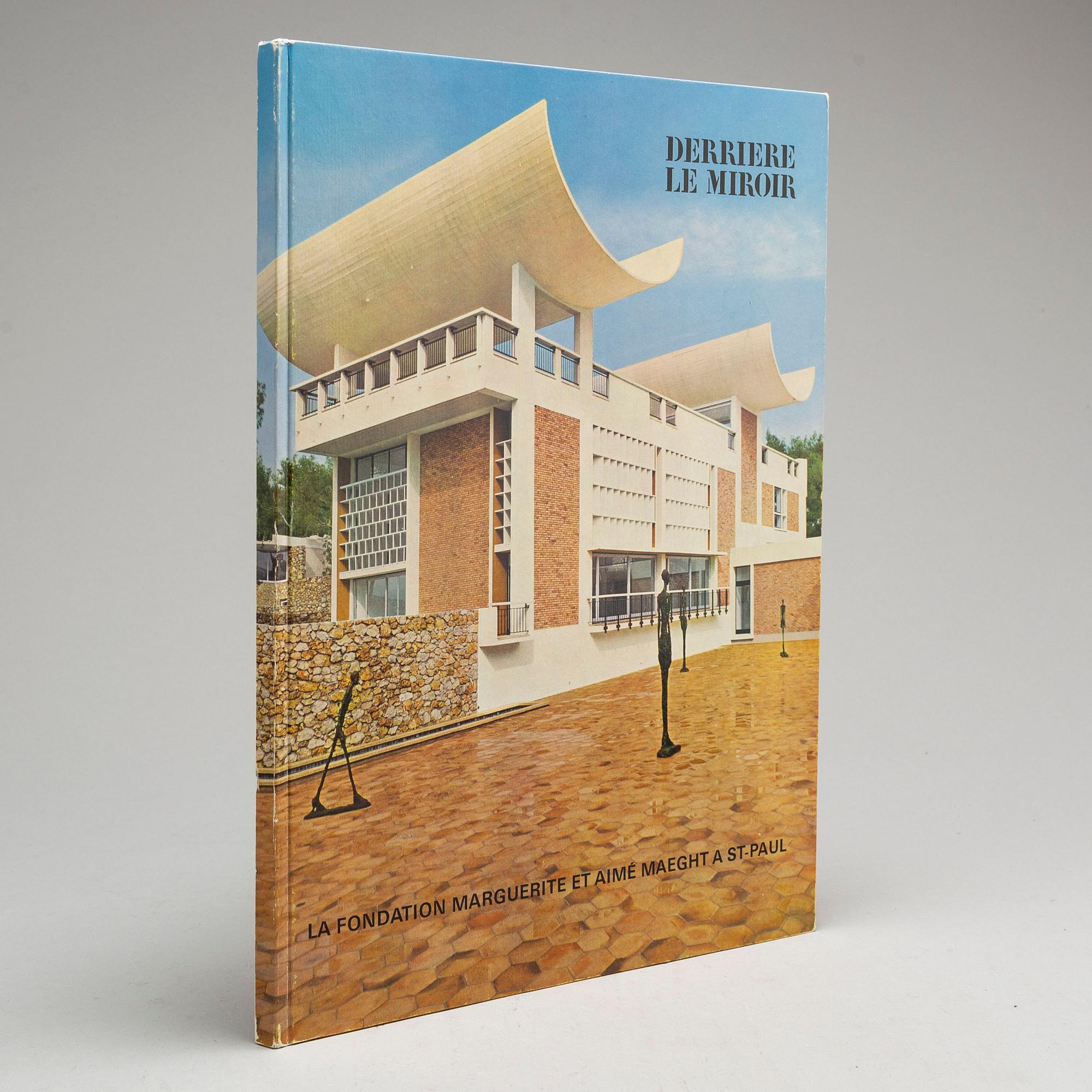 MAGAZINE with hardcover, Derrière le Miroir nr 148 1964, "Fondation Marguerite et Aimé Maeght a Saint Paul".