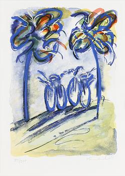 MÅNS HEIDVALL, färglitografier, 3 st, signerade och numrerade.