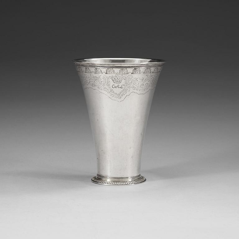 BÄGARE, av Johan Pettersson Berg, Norrköping före 1759 (verksam 1727-1762 (-68)).