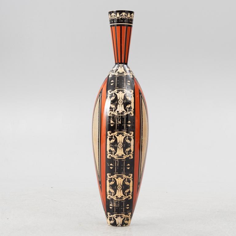 Åsa Lindström, unik golvvas, keramik, Rörstrand, 1992.