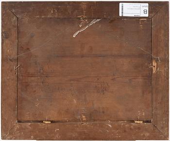 Pehr Hilleström, PEHR HILLESTRÖM, Panel 31 x 40.5 cm. Period frame.