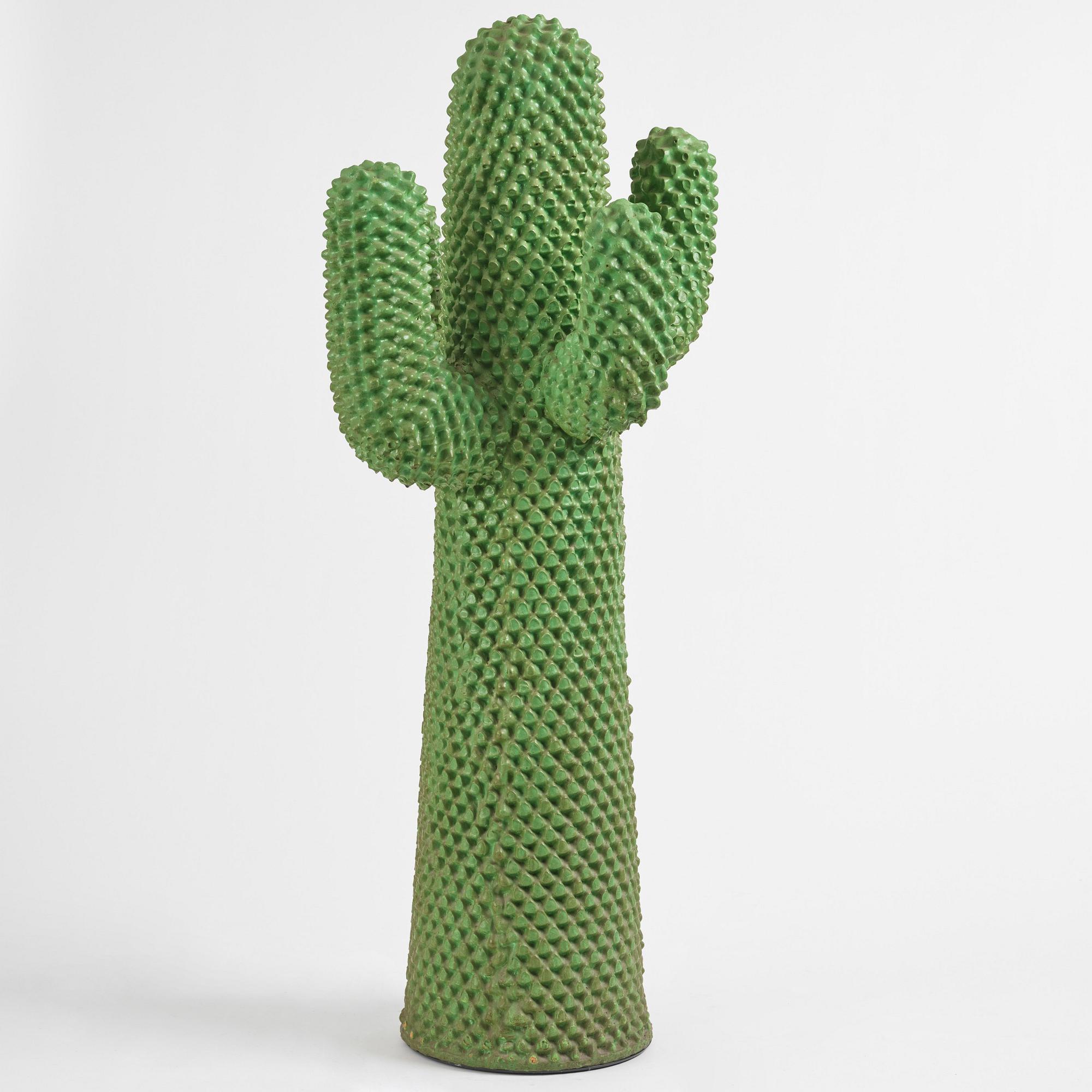 Guido Drocco & Franco Mello, a "Cactus" coat hanger/sculpture, ed. 298/2000, Gufram, Italy, 1986.