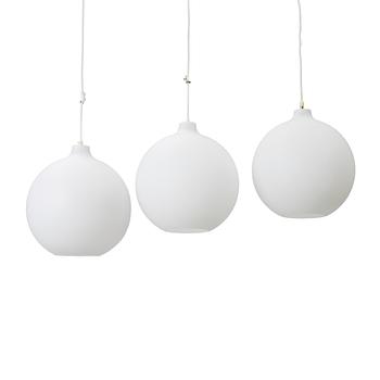 Vilhelm Wohlert, Ceiling lamps, 3, “Satellit” for Louis Poulsen, Denmark, late 20th century.