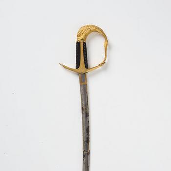 A Swedish Naval Officer's sabre of Honour, given by crown prince Carl Johan around 1815.