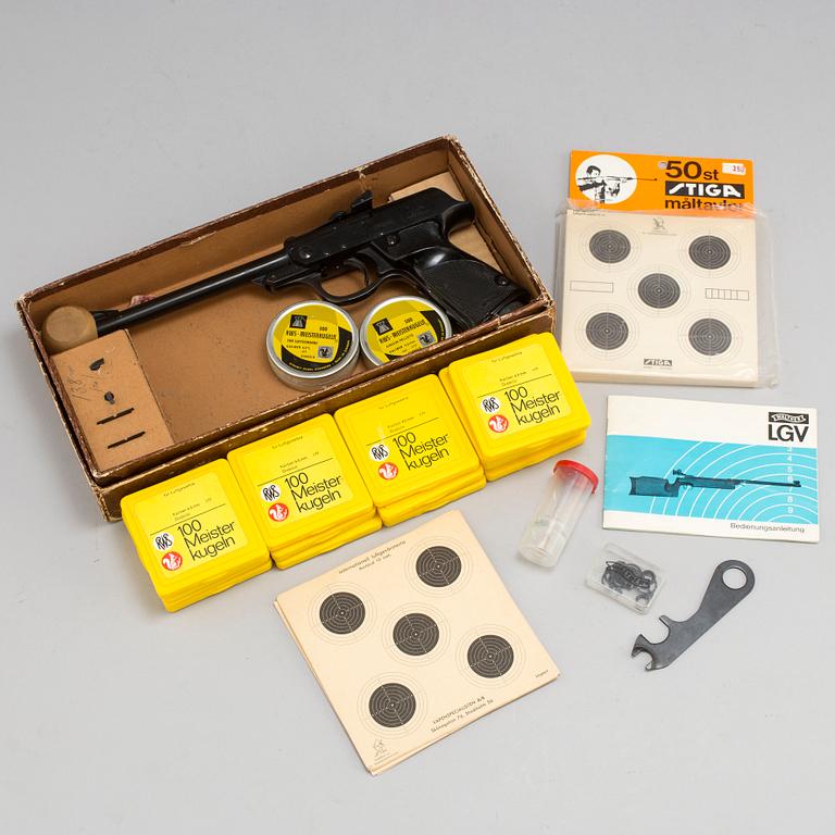 A Walther LP Mod 53 air pistol.