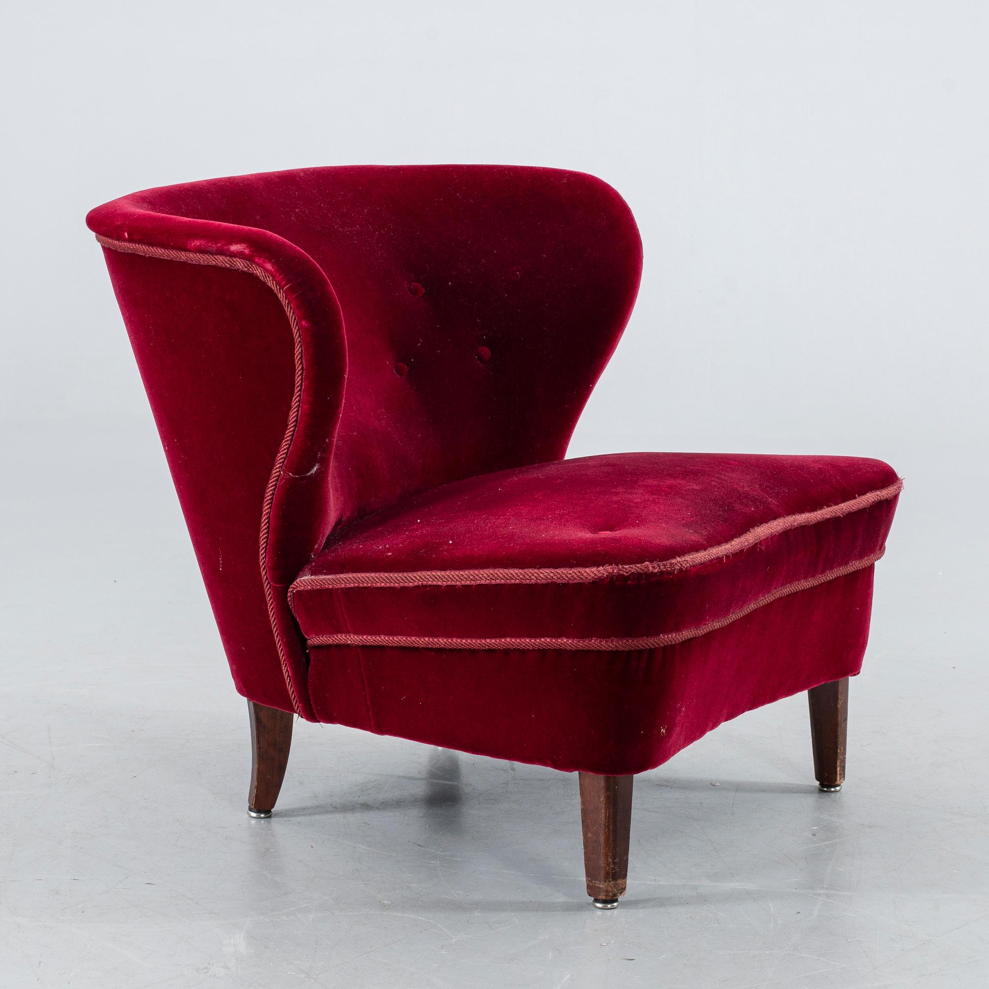 GÖSTA JONSSON, fåtölj, Jönköping, 1940-tal.