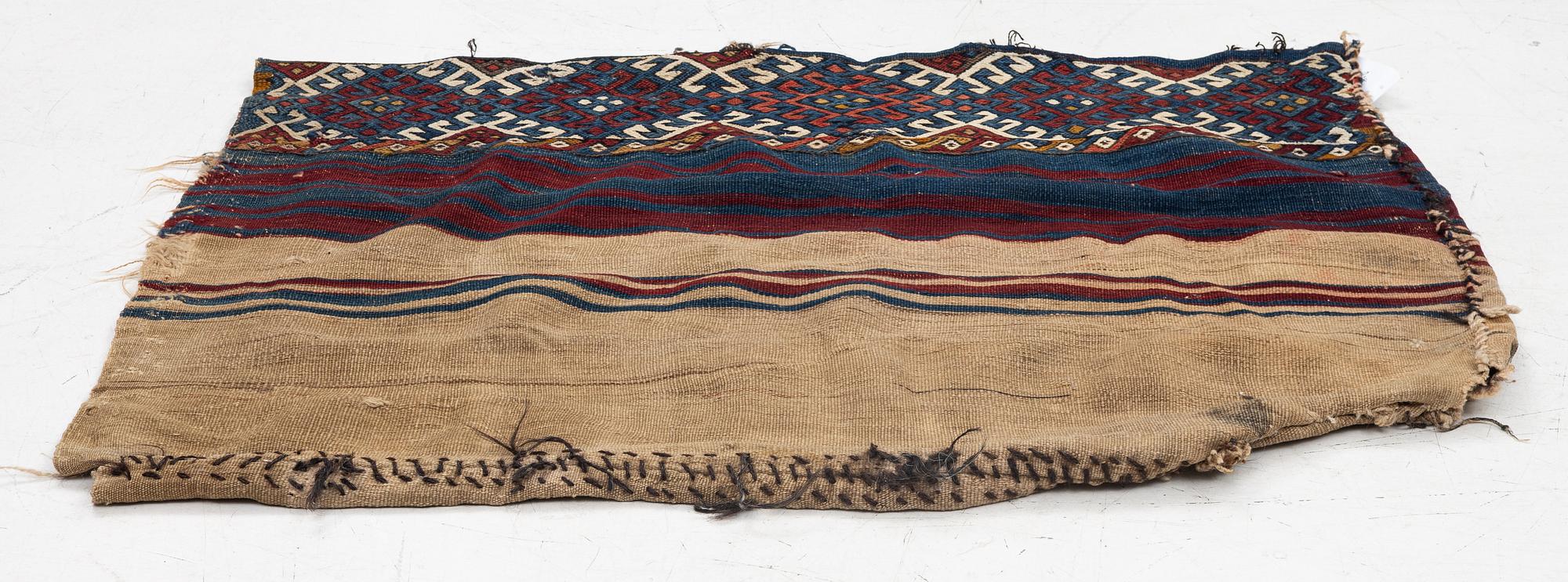 An antique soumak 'Bagface', ca 115 x 81 cm, Probably Cappadocia.