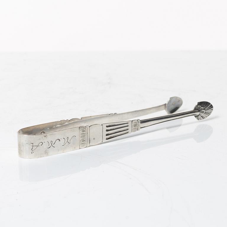 Eric Ernander, sockertång, silver, Uppsala 1788.