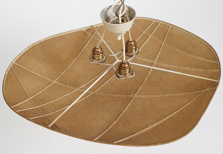 Hans Bergström, a ceiling lamp, model "C-1143", ateljé Lyktan, Sweden 1940-50s.