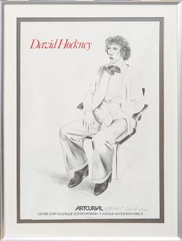 DAVID HOCKNEY,  litografi, blyertsignerad.