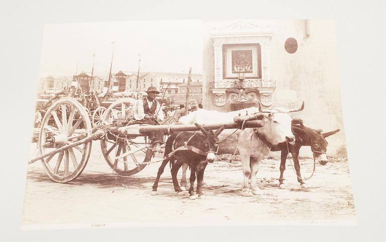 FOTOGRAFIER, 'Vyer' 1902', album med drygt 50 stycken foton.