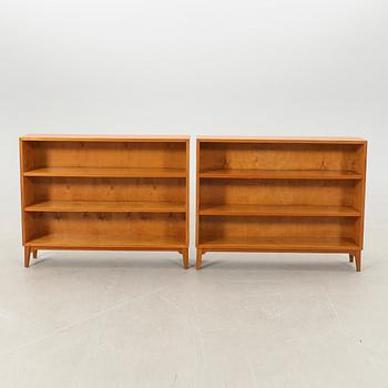 Bookshelves, a pair from the 1940s.