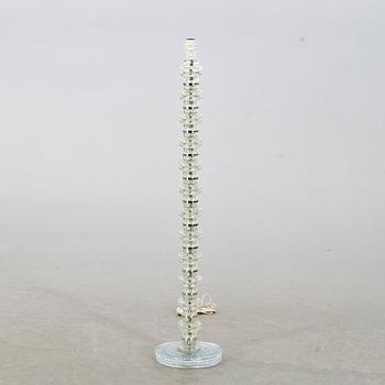 A second half of the 20th century floor lamp, likely Orrefors.