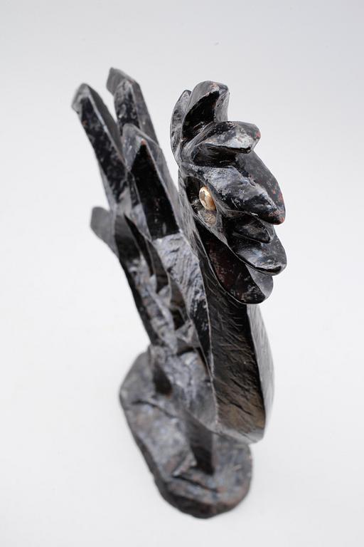 OLLE HERMANSSON, skulptur, gjutjärn, Husqvarna Vapenfabriksaktiebolag, 1960-tal.