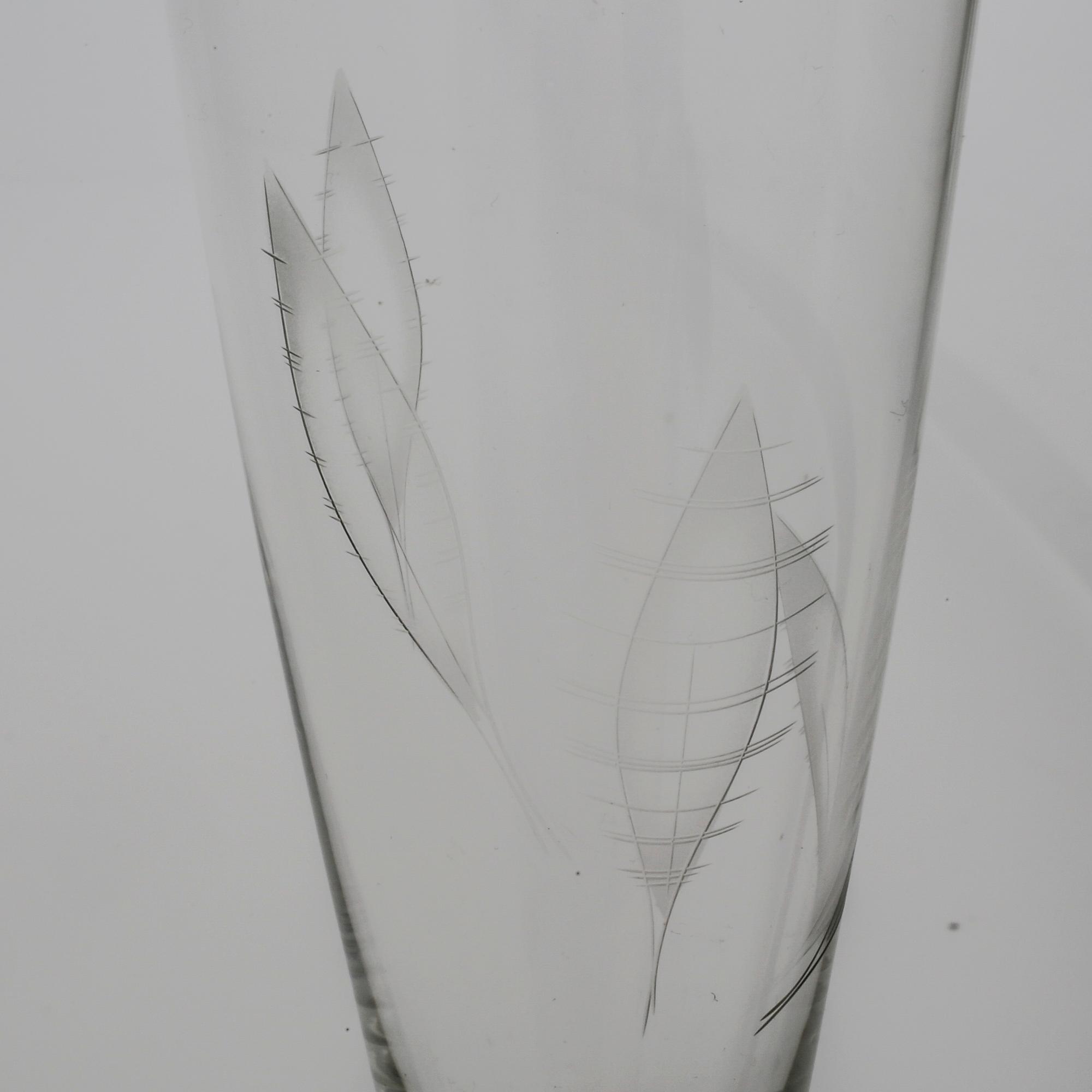 A set of glass tableware, 26 pcs, by Rosenthal, second half of the 20th century.