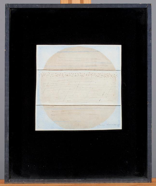 AARNO SALOSMAA, akvarell på papper, uppfodrad på skiva, signerad och daterad -68.