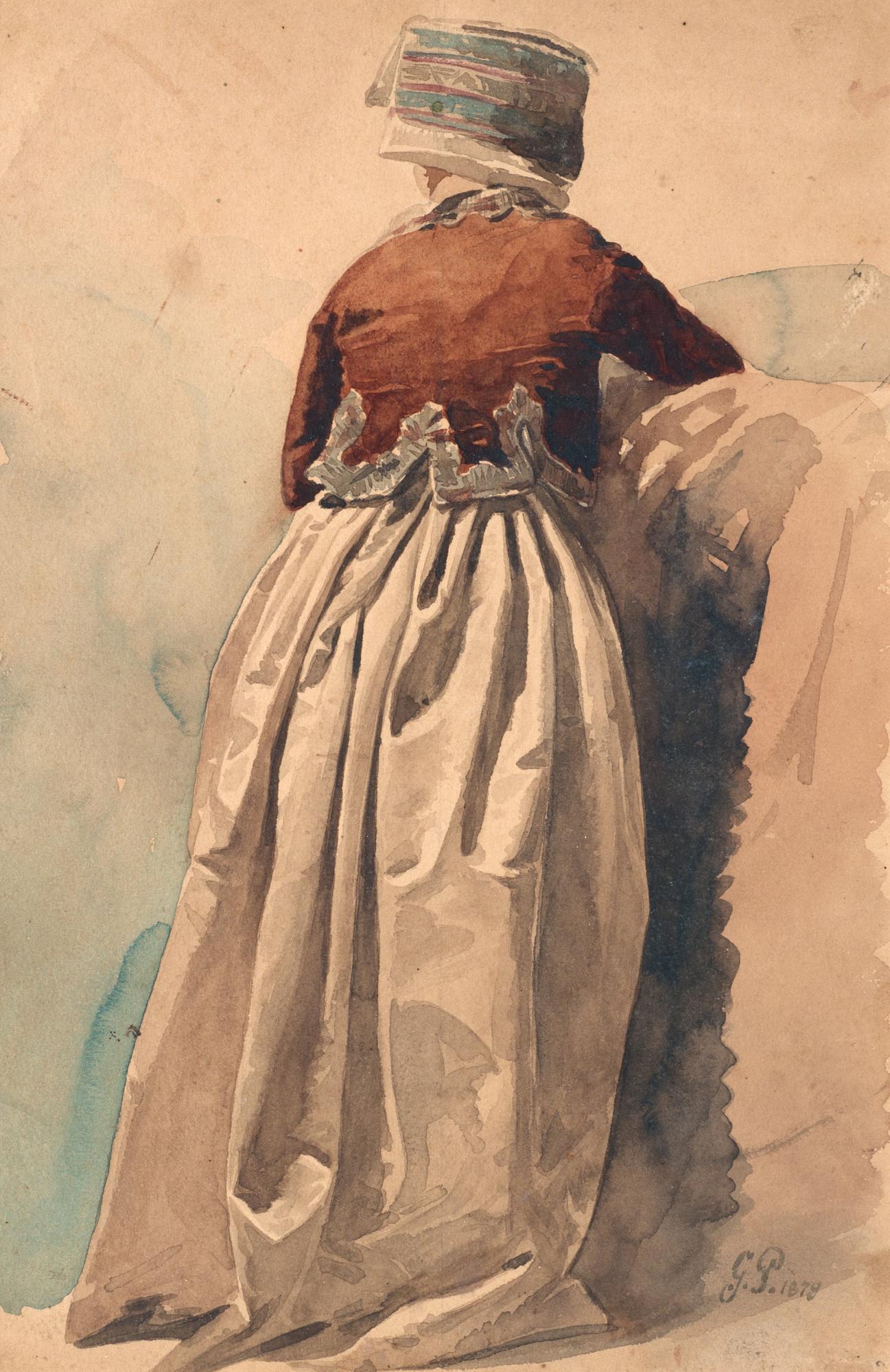 Georg Pauli, Historiserande figurstudier.