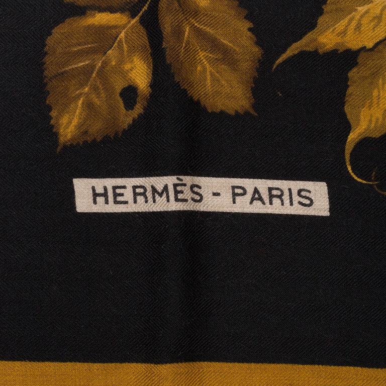 A Hermès cashmere and silk scarf "Tourbillon".