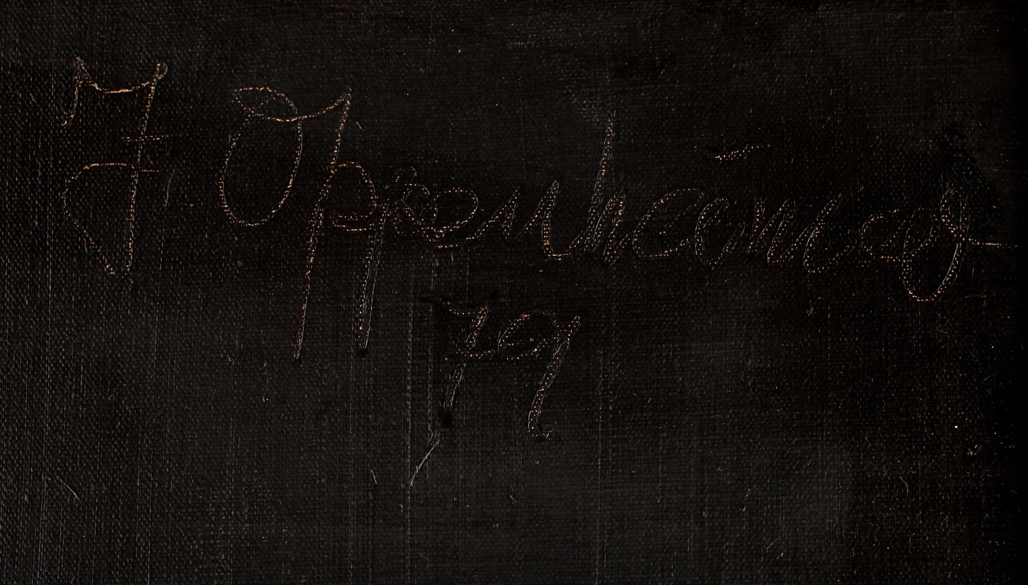 JOHNNY OPPENHEIMER, olja på duk. Sign och dat -79.