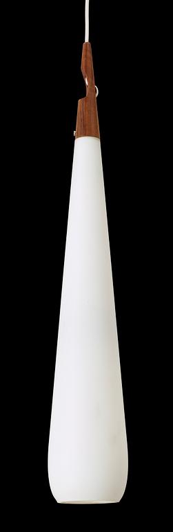 TAKLAMPA, "Droppe", Uno & Östen Kristiansson för Luxus, Vittsjö, 1950-tal. L 72.