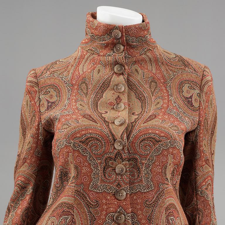 A paisley patterned jacket by ralph Lauren.