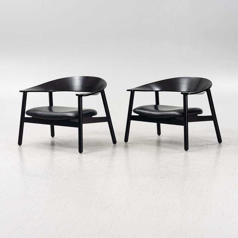 Henrik Bønnelycke, a pair of easy chairs, Silo, Denmark, 21st Century.