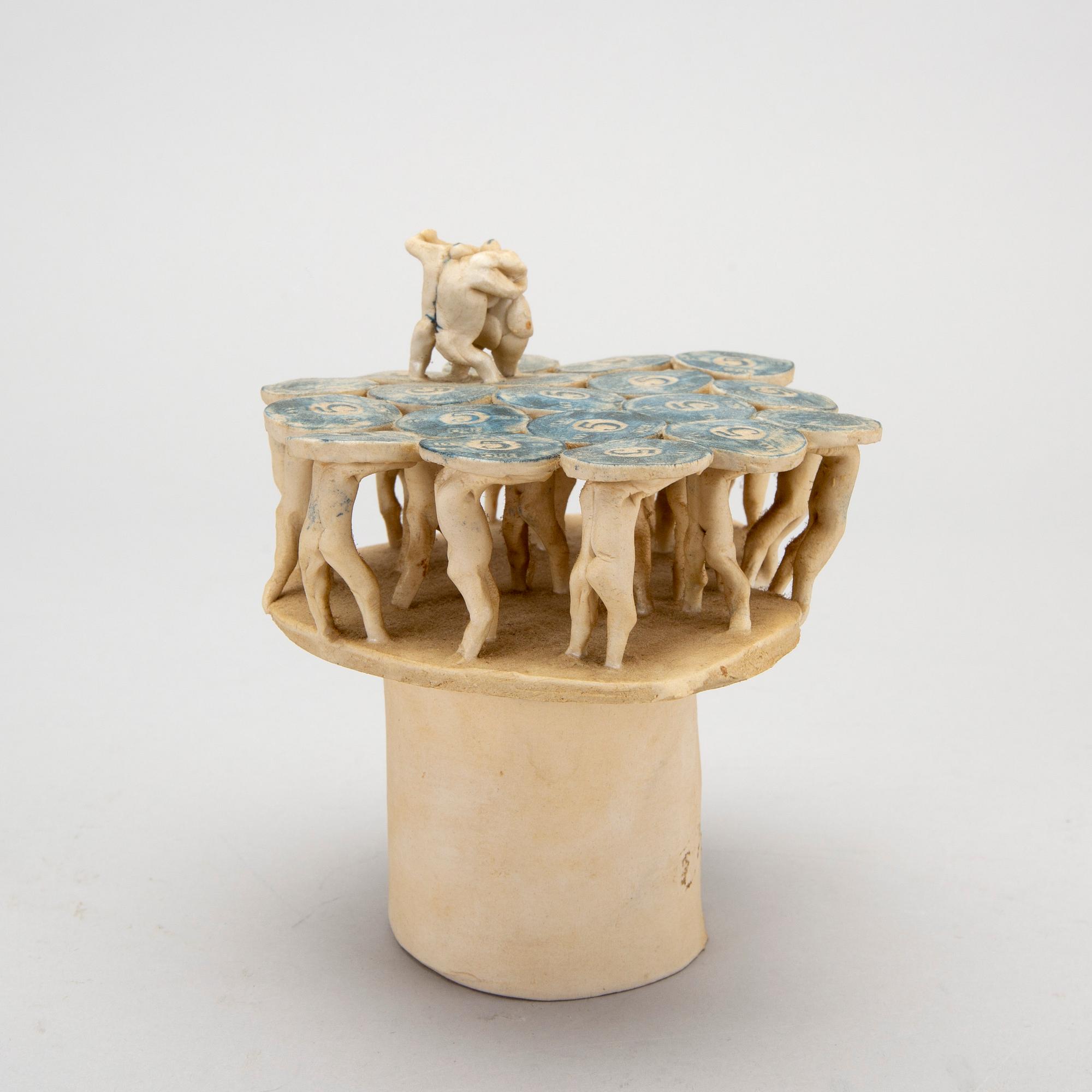 BRITT-INGRID "BIP" PERSSON sculpture, signed, 1960's.