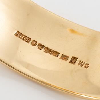 Sigurd Persson, a bangle, 18K gold, Stockholm 1973.