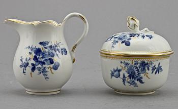 MOCCASERVIS, 11 delar, porslin, Meissen, 1900-tal.