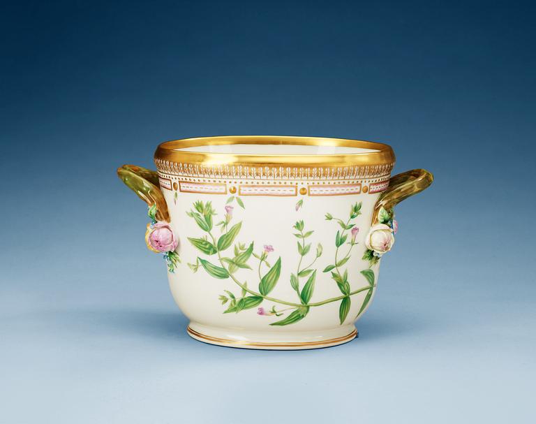 A Royal Copenhagen 'Flora Danica' wine cooler, 20th Century.