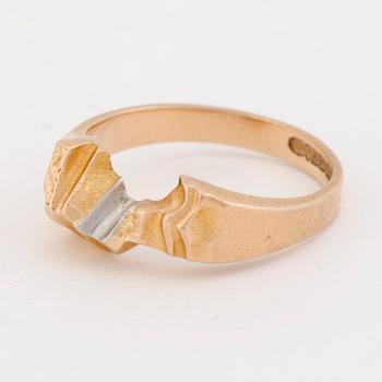 A BJÖRN WECKSTRÖM RING, 14K gold. lapponia 1999.