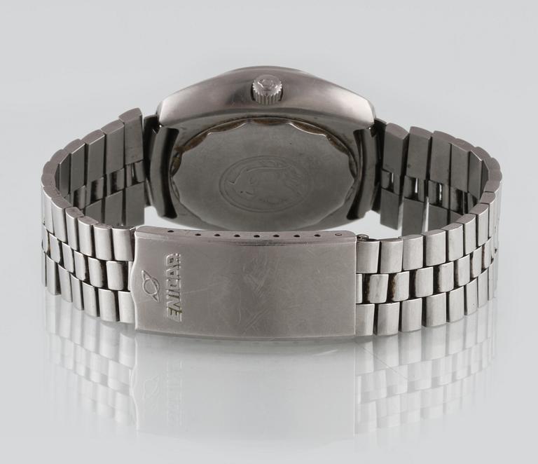 ARMBANDSUR, herr, Enicar, "Sherpa 320", stål, 1960-tal.