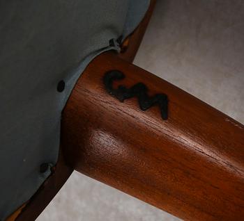 FÅTÖLJER, 1 par, "Advokaten", Carl Malmsten, 1900-talets andra hälft.