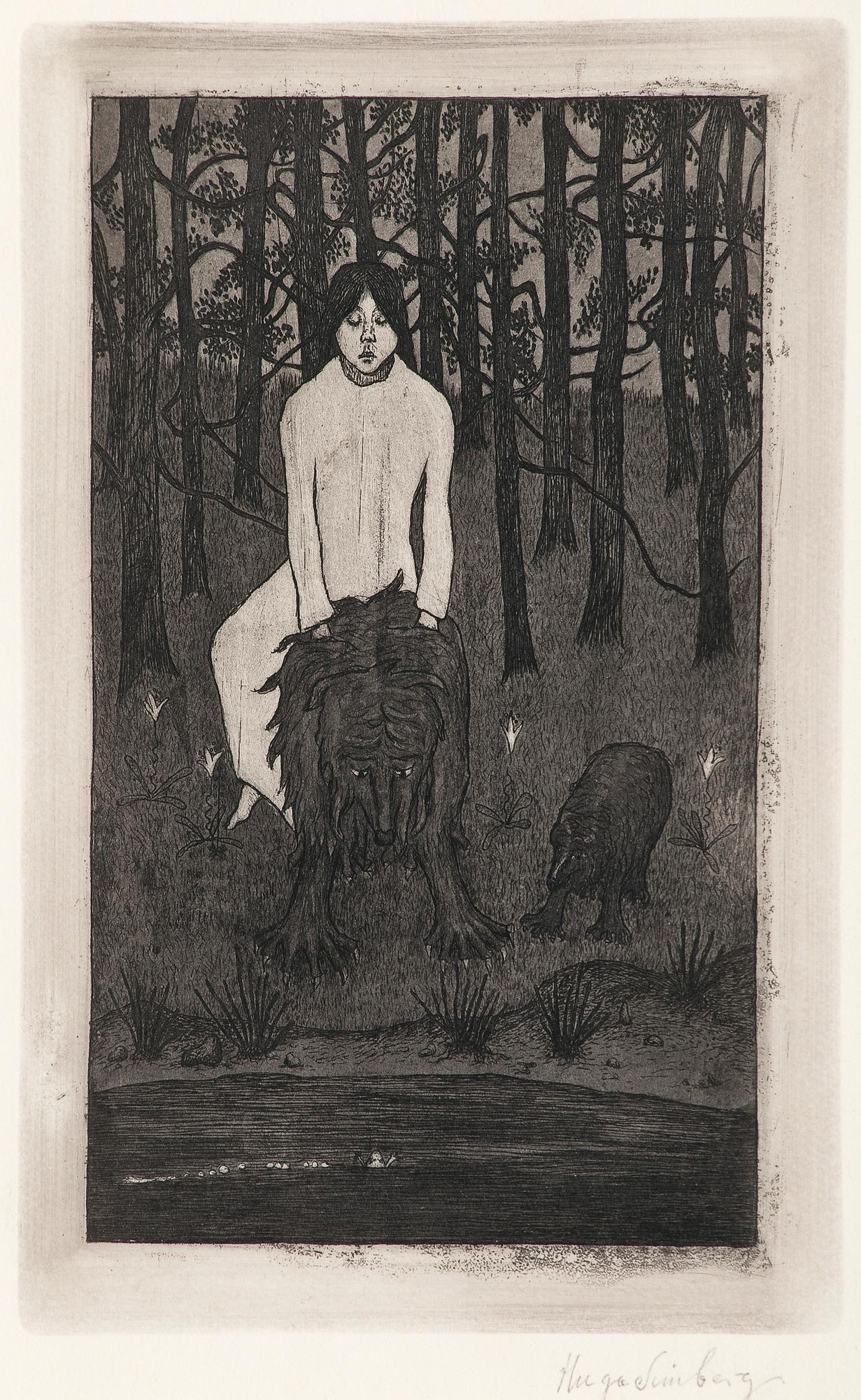 Hugo Simberg, "SAGAN".
