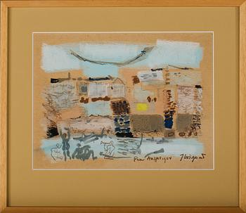 James Coignard · JAMES COIGNARD, blandteknik, signerad.