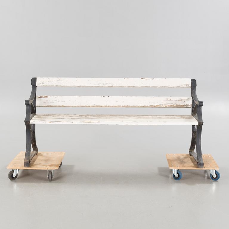 FOLKE BENSOW, trädgårdssoffa, Näfveqvarns Bruk, 1900-talets första hälft.