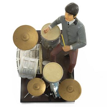 The Beatles, "Hamilton gifts" collectible figures, 4 pcs, Apple Corps Ltd, 1991.