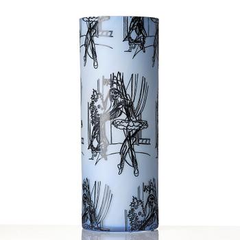 Per B. Sundberg, vas, "Wallpaper", glas, lim. ed. 50, Orrefors Studio, 2003.