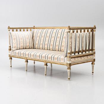 Soffa, sengustaviansk, 1700-talets slut.