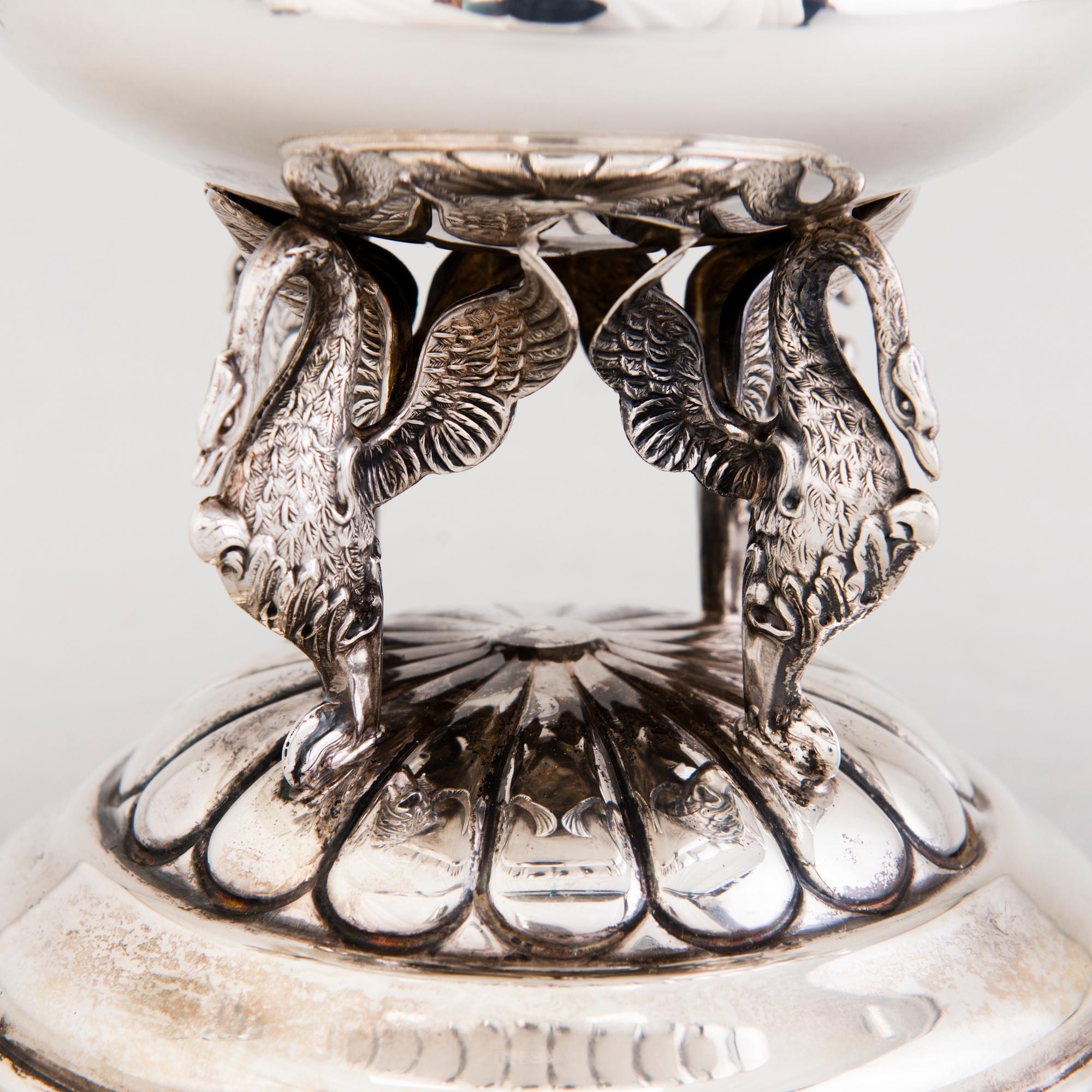A Spanish footed silver bowl, 20th Century.