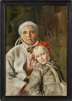 ANDERS ZORN, copy after, oil on canvas, 19th century-.