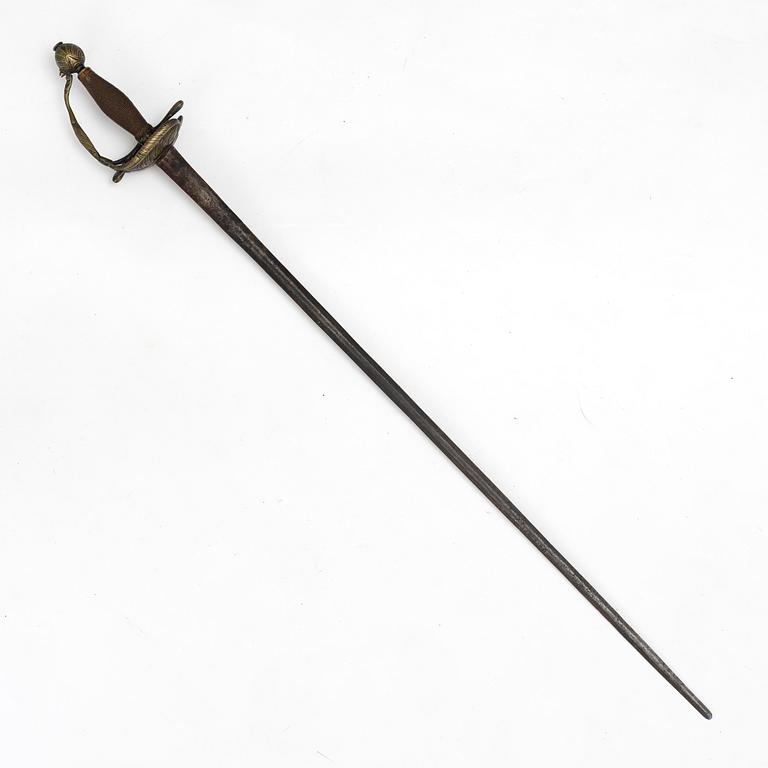 Sword, Rococo style, likely late 18th century.